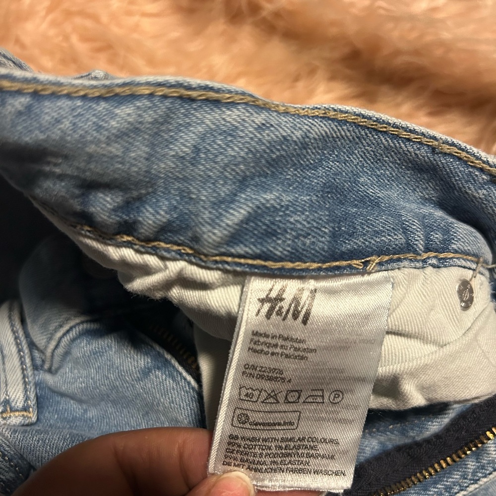 H&M Women's Denim Jeans in Light Blue